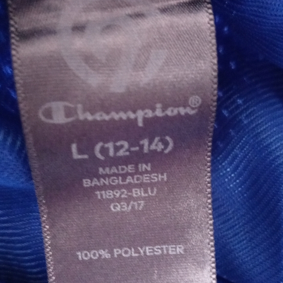 C9 CHAMPION YOUTH BASKETBALL SHORTS. SIZE L ( 12-14). COLOR BLUE - Picture 9 of 11